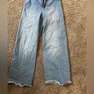 billabong jeans, size 26 high waisted very comfortable a darker blue color.